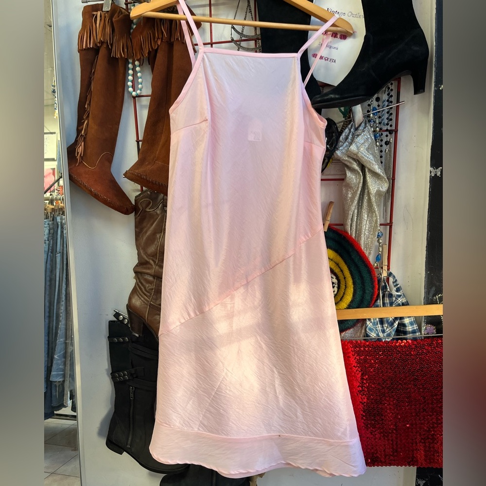 Pink Sheer Slip/Dress